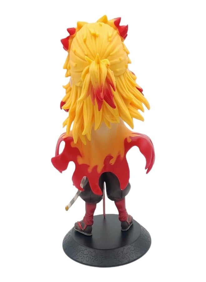 FowWelt شخصية FowWelt Demon Slayer Rengoku - لعبة Flame Hashira Kyojuro القابلة للتجميع، تمثال أنيمي PVC مع سيف، تمثال Kimetsu no Yaiba للمعجبين والأطفال - Rengoku - Image 3